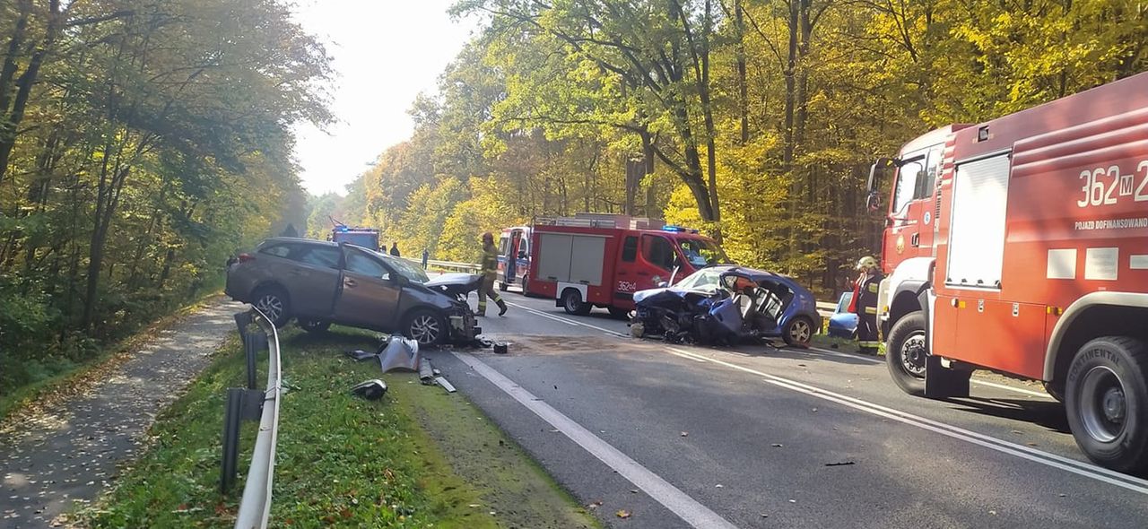 Tragiczny wypadek na krajowej "60"