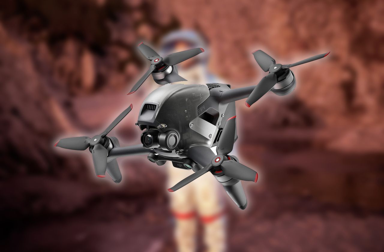 DJI FPV to nowy dron, który wygląda jak z filmów science fiction