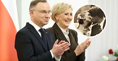 Para prezydencka świętuje 30. rocznicę ślubu. Agata Duda wrzuciła do sieci nieznane zdjęcie ze ślubu!