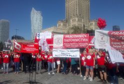 Warszawa. Protest pracowników sądownictwa. Domagają się waloryzacji płac