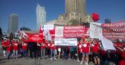 Warszawa. Protest pracowników sądownictwa. Domagają się waloryzacji płac