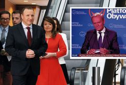 Tusk z rogami w TVP? Krytyka płynie nawet z obozu PiS