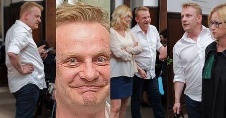 Zadowolony Żukowski wychodzi z rozprawy z uśmiechem na twarzy (ZDJĘCIA)