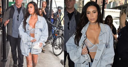 Piersi Kim Kardashian w Nowym Jorku... (ZDJĘCIA)