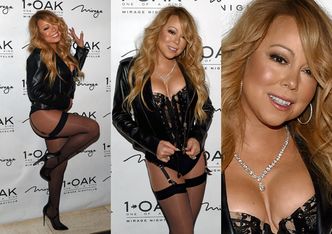 46-letnia Mariah Carey w gorsecie i pończochach! SEKSOWNA? (ZDJĘCIA)