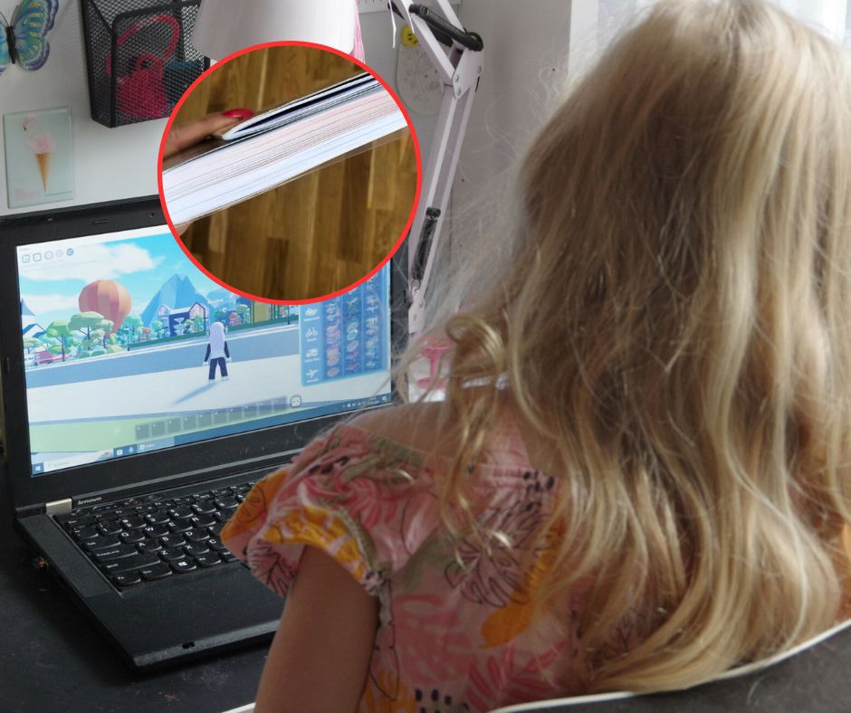 Awantura o lekcje informatyki. Mama pokazała podręcznik