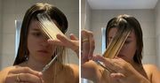 Stanęła przed lustrem i obcięła sobie włosy. Efekt pokazała na TikToku