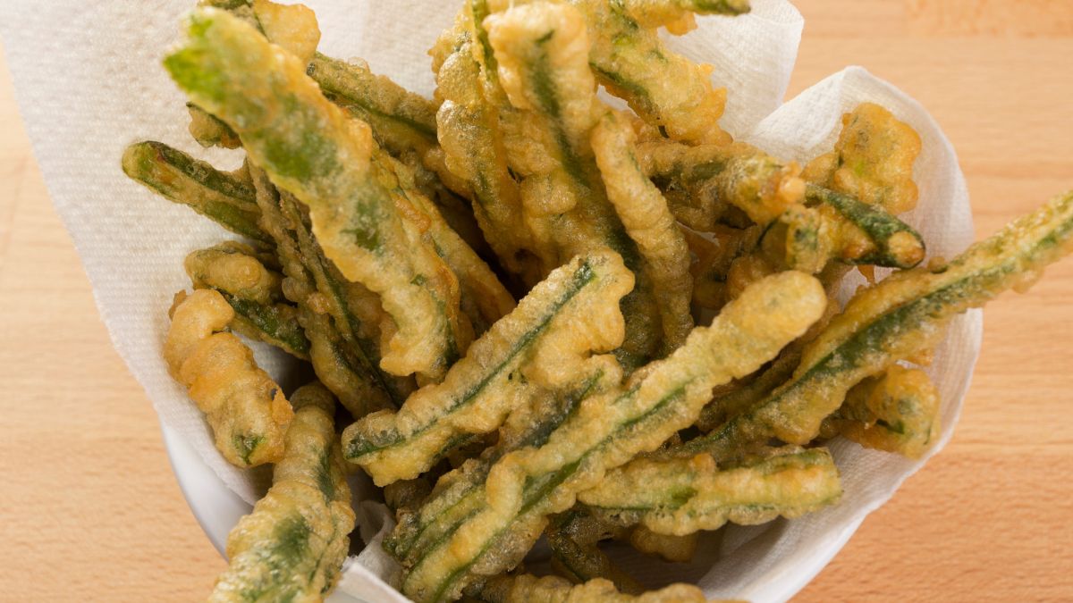 Frytki z fasolki szparagowej