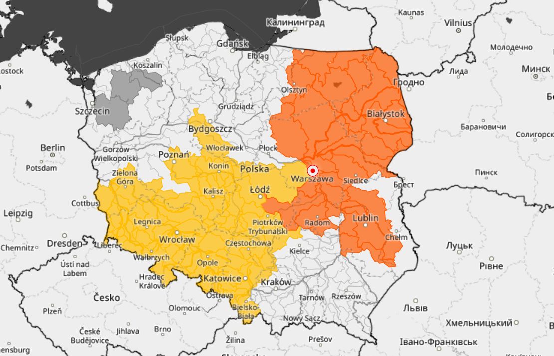 Ostrzeżenia IMGW. Burze mogą doprowadzić do podtopień