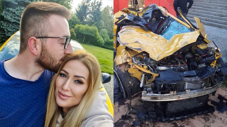 Pies tropiący PRZESZUKA wrak auta syna Sylwii Peretti. Chodzi o NARKOTYKI