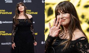Zjawiskowa Monica Bellucci zachwyca w czarnej koronce na Locarno Film Festival (ZDJĘCIA)