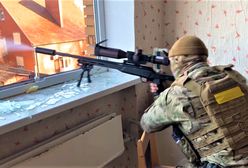 Snajper zaczaił się na Rosjan. Zabójcza celność na froncie