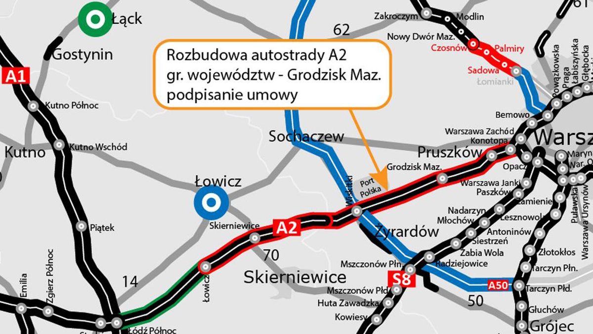 Poszerzenie autostrady A2