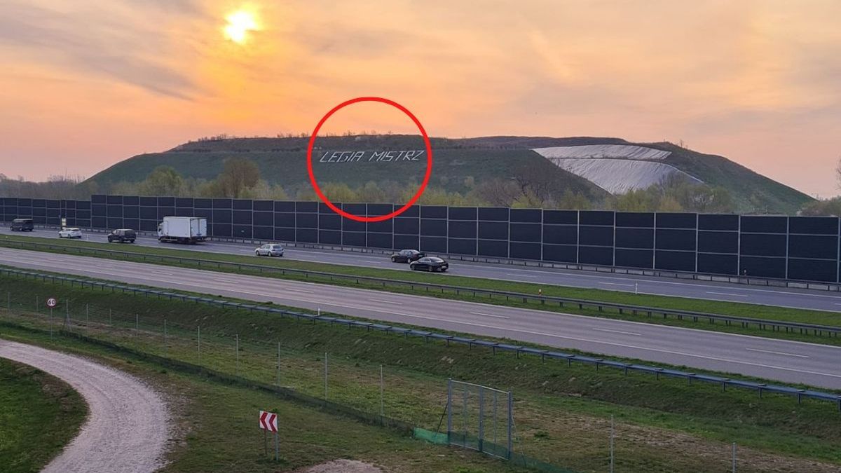 Świętowanie kibiców Legii Warszawa