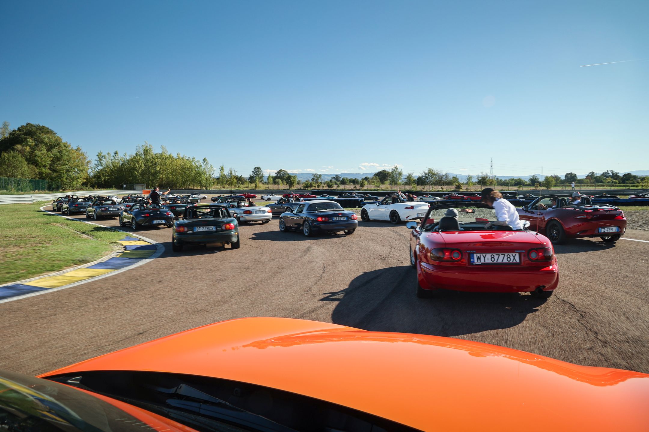 "Polska" MX-5 NA przyjechała na miejsce na kołach