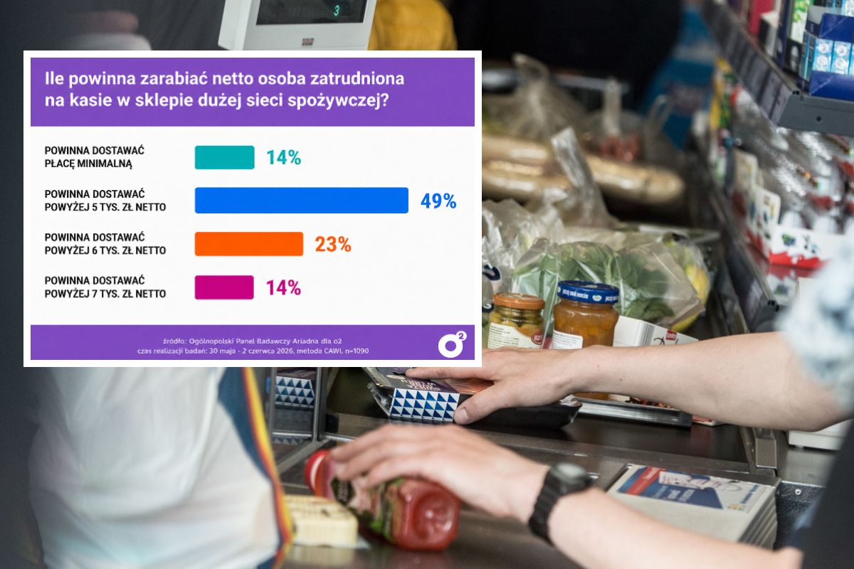 Ile powinien zarabiać kasjer? Polacy odpowiedzieli
