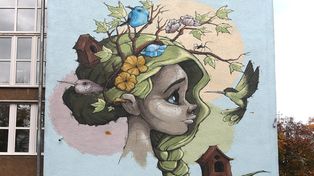 Szczecin: Nowe murale na ścianach szkoły. Czy zostaną zniszczone?