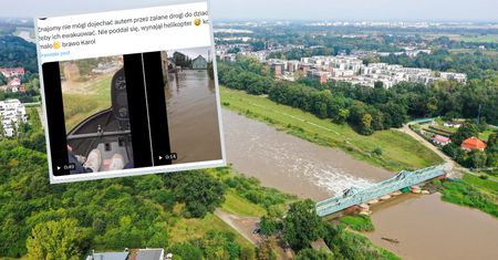 Nie mógł dojechać autem. Zobaczcie, co zrobił. "Kozak, jakich mało"