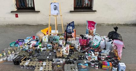 Ogromne serca mieszkańców Lublina. Zebrano setki kilogramów karmy dla zwierząt w hołdzie Łukaszowi Litewce