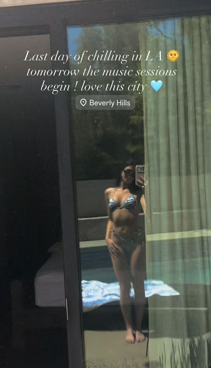 Roksana Węgiel eksponuje smukłą sylwetkę w skąpym bikini