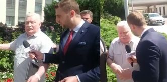 Wałęsa do dziennikarza TVP: "Pan jest GŁUPI! Z głupkami się mówi głupio"