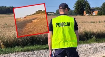 Wielki krater po uderzeniu. Służby badają