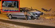 Lublin: Po zderzeniu z fordem uciekał przez pół miasta. Wjechał w latarnię, usnął w radiowozie