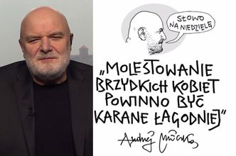 Andrzej Mleczko o "molestowaniu brzydkich kobiet": "To była ZŁOTA MYŚL! Nie traktujmy dosłownie każdego żartu, bo zwariujemy"