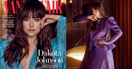 Zamyślona Dakota Johnson w nastrojowej sesji dla "Vanity Fair"