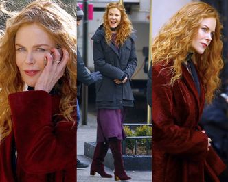 Rudowłosa Nicole Kidman zachwyca na planie nowego filmu