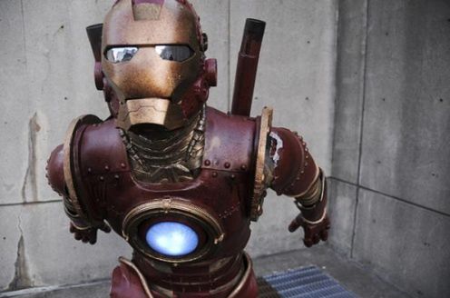 Jak wyglądałby steampunkowy Iron Man?