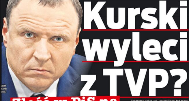 „Fakt”: Jacek Kurski może wylecieć z TVP. Rzeczniczka PiS: tekst jest atakiem niepolskich mediów