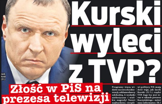„Fakt”: Jacek Kurski może wylecieć z TVP. Rzeczniczka PiS: tekst jest atakiem niepolskich mediów