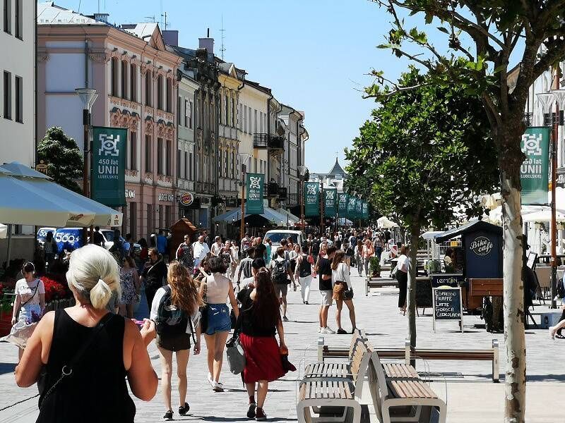 deptak krakowskie przedmieście lublin ludzie