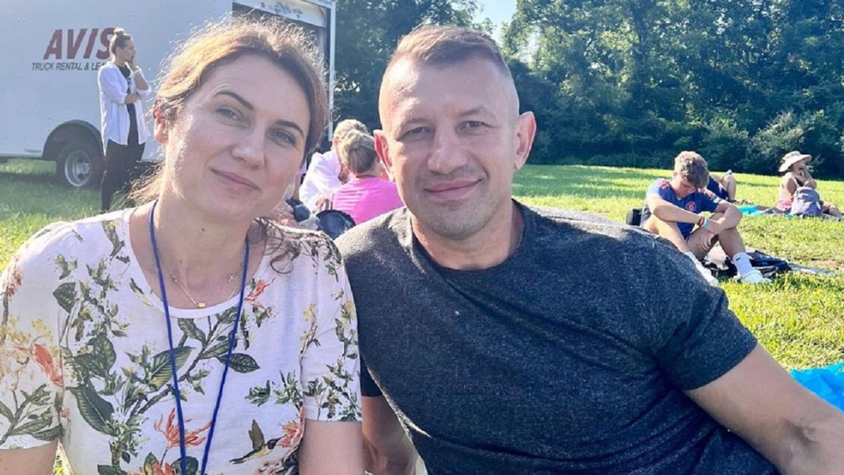 Na zdjęciu: Tomasz Adamek z żoną Dorotą