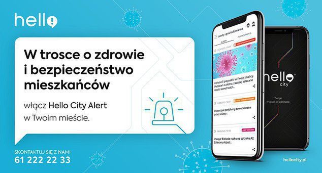 Inea udostępnia aplikację Hello City Alert informującą o zagrożeniach dot. koronawirusa