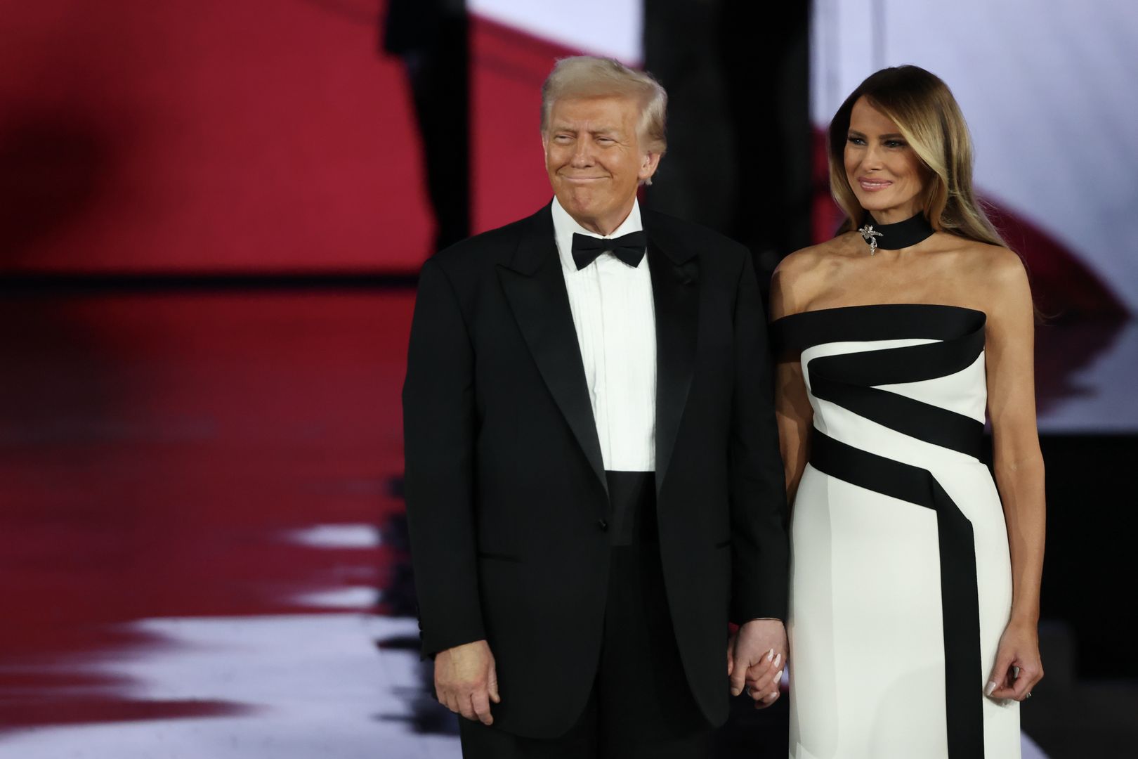 Melania i Donald Trumpowie