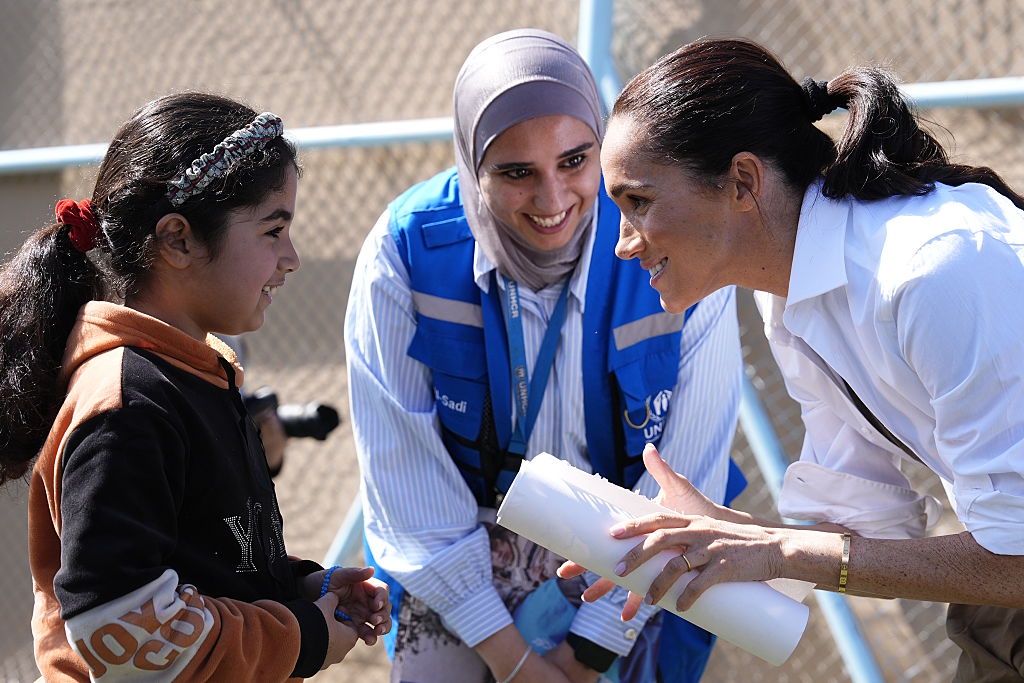 Meghan Markle i książę Harry w Jordanii