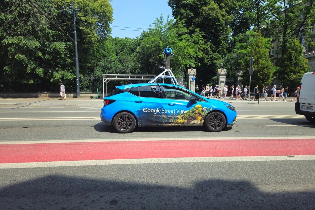 Samochód Google Street View w Lublinie