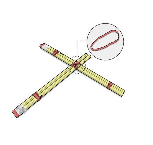 DIY: Jak zbudować kuszę z ołówków 3
