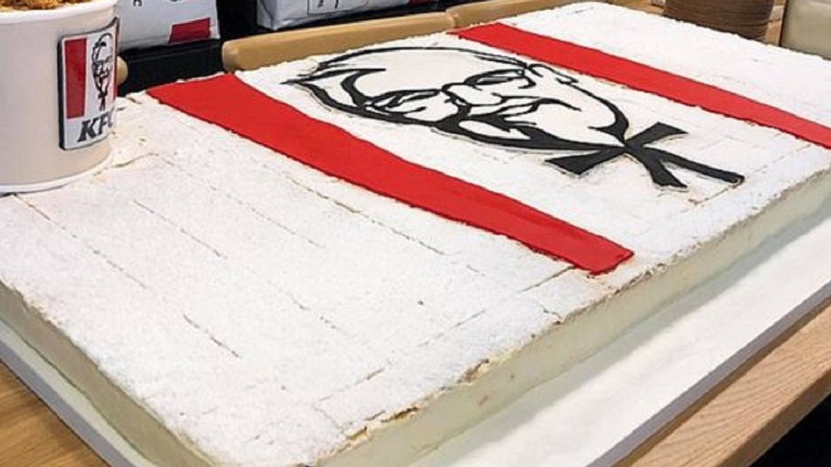 Kremówki w KFC w Wadowicach 