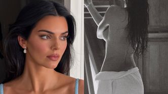Kendall Jenner TOPLESS wyłania się z mgły. Zmysłowo? (ZDJĘCIA)