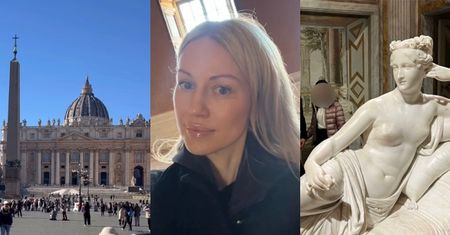 Magdalena Ogórek odpoczywa od medialnego szumu, zwiedzając Rzym. Dobry z niej przewodnik? (ZDJĘCIA)
