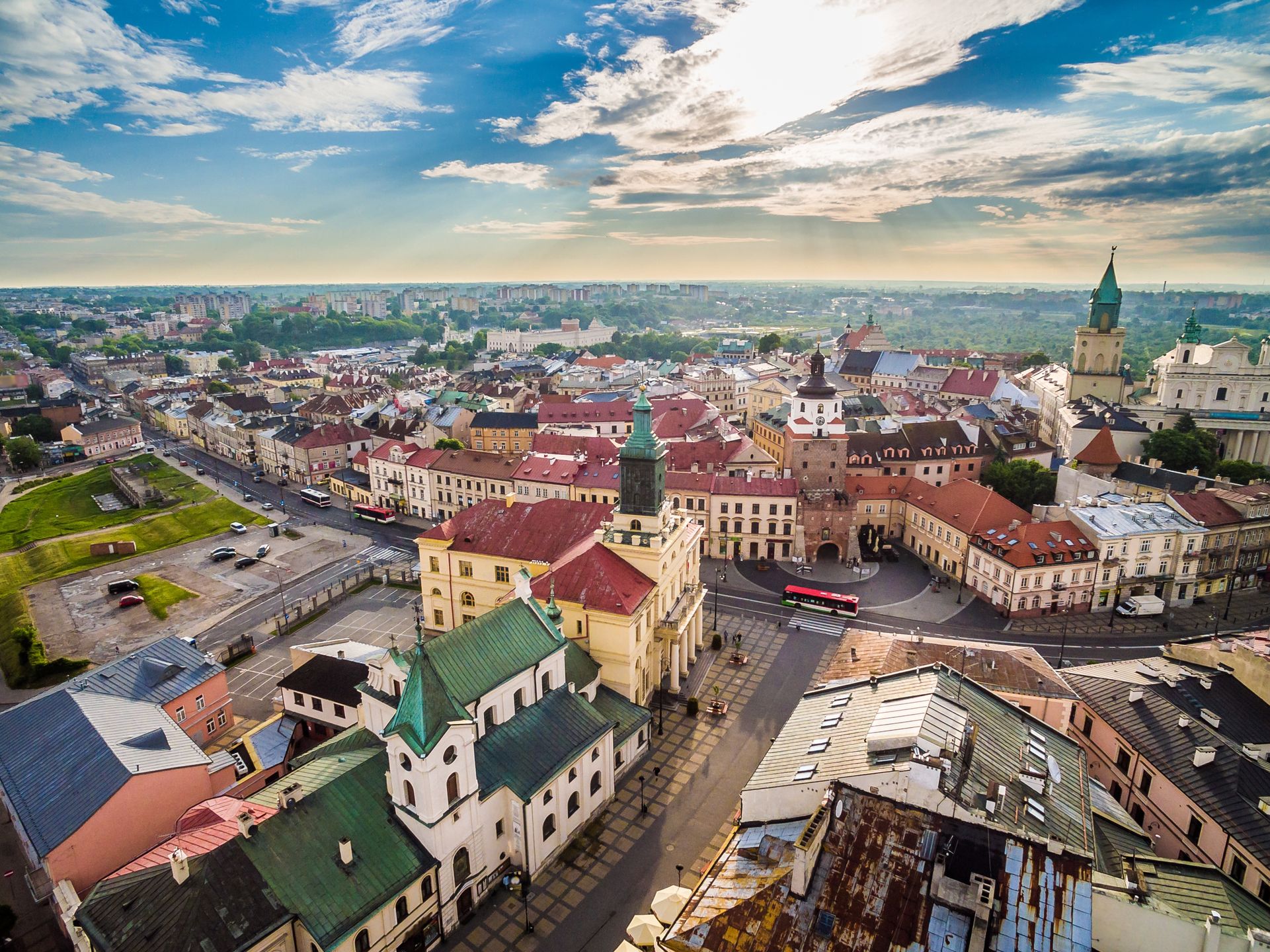 Lublin z lotu ptaka