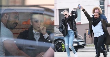Nieumalowana Pisarek zachwyca się muskulaturą kolegi