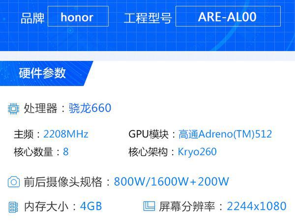 Honor 8X w bazie AnTuTu