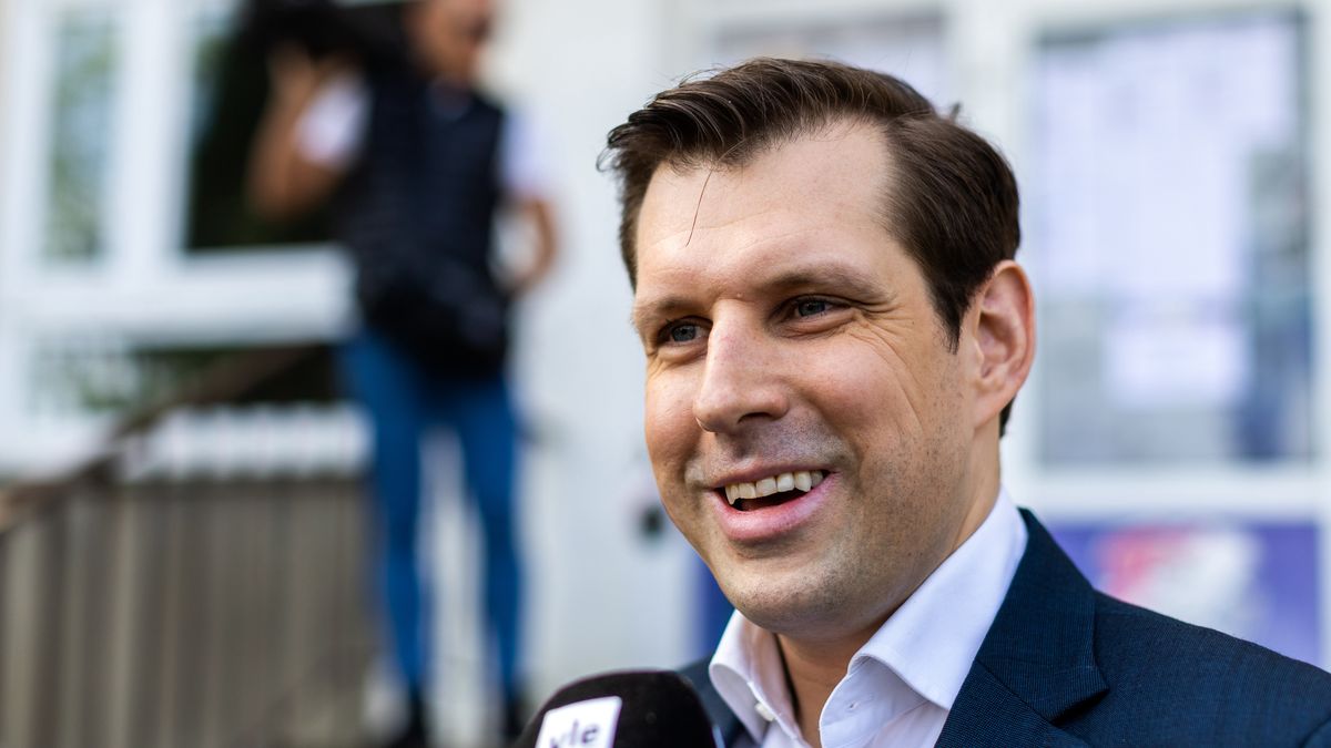 Tobiasz Bochenski, the Law and Justice candidate for mayor of Warsaw, is seen here after the local elections in Warsaw, Poland, on April 7, 2024. (Photo by Andrzej Iwanczuk/NurPhoto via Getty Images)