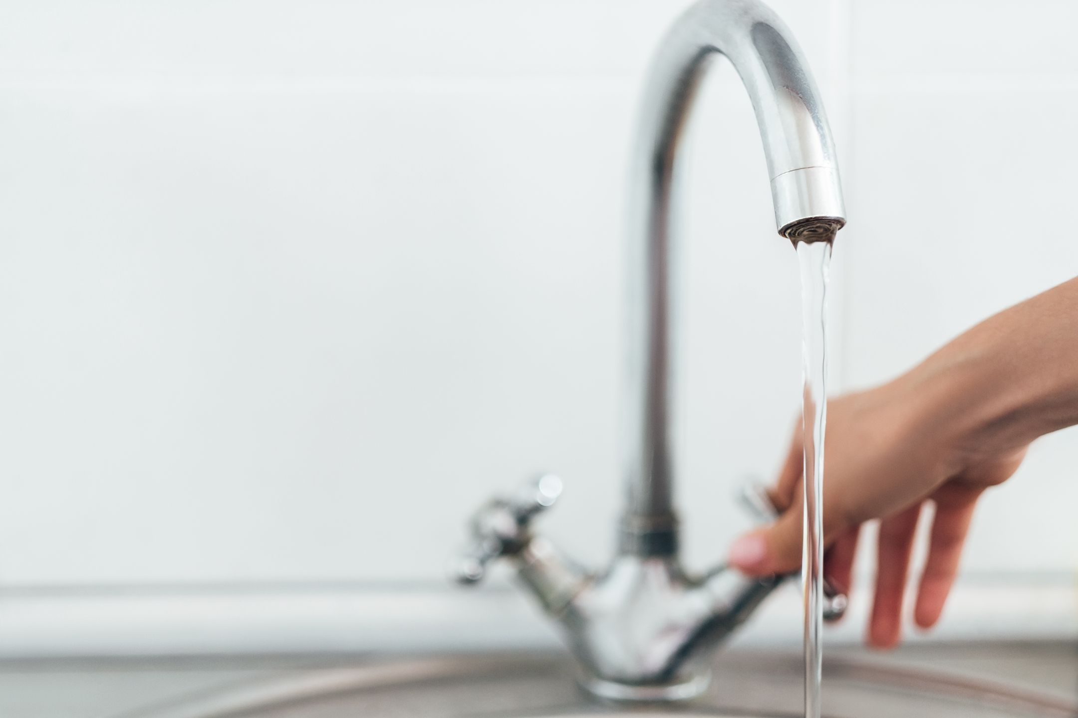 faucet, water, sink, tap, hand, kitchen, bathroom, home, clean, interior, chrome, metal, white, silver, steel, hygiene, wash, room, shiny, shower, house, closeup, bath, luxury, washing, dentist