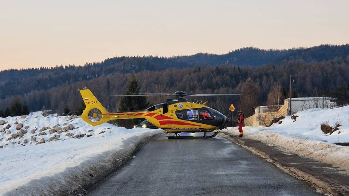 Interwencja ratunkowa na stoku w Kluszkowcach