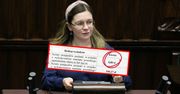 Poseł KO drwił z niej w Sejmie. Teraz pokazała kwotę: 0 zł